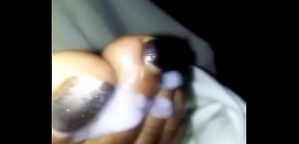  Thick White Icing of Cum In between toes